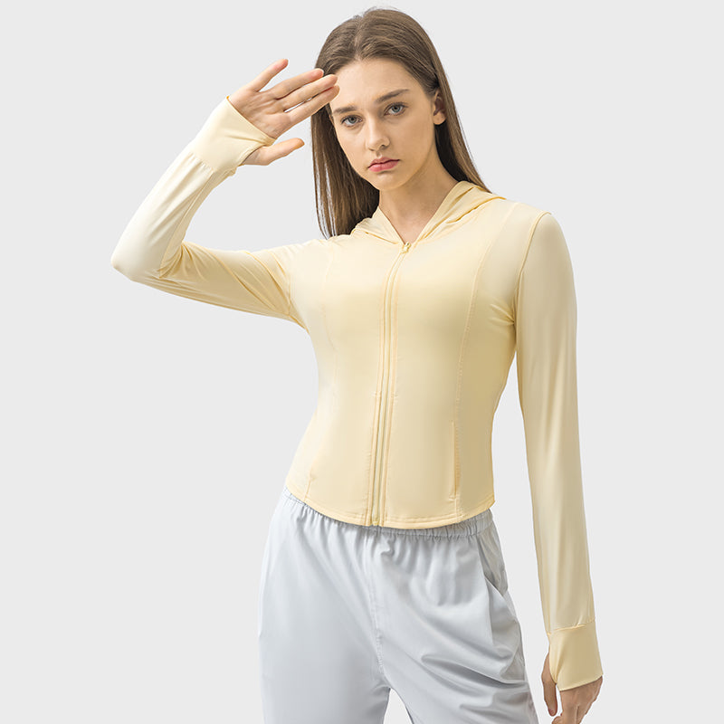 New Hooded Sports UV Protection Jacket For Women UPF50+ Sun Protection Garment