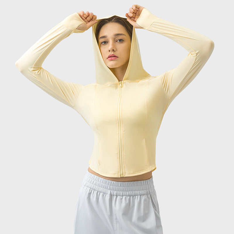 New Hooded Sports UV Protection Jacket For Women UPF50+ Sun Protection Garment