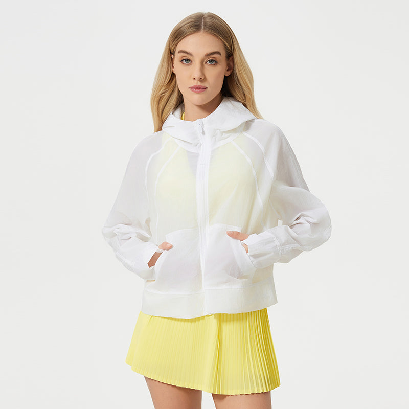 Summer Light and Breathable Quick-drying Zipper Sports Coat