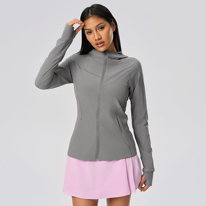 Women's UPF50+ Long Sleeve  Sun Hoodie - Lightweight Cooling Hoodie for Hiking and Beach