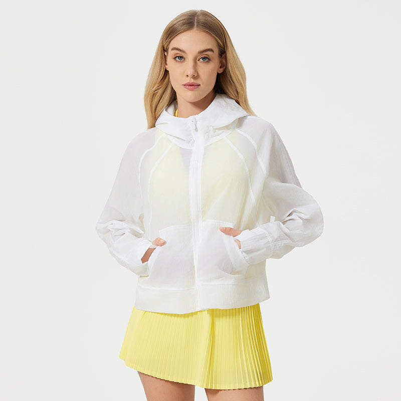 Summer Light and Breathable Quick-drying Zipper Sports Coat