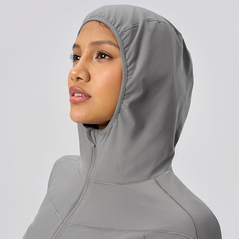 Women's UPF50+ Long Sleeve  Sun Hoodie - Lightweight Cooling Hoodie for Hiking and Beach