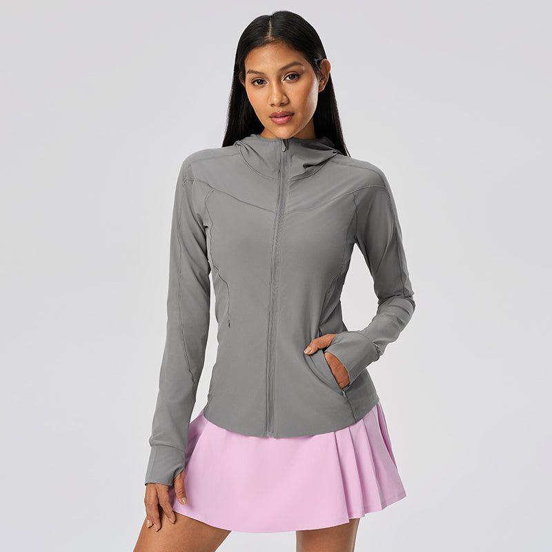 Women's UPF50+ Long Sleeve  Sun Hoodie - Lightweight Cooling Hoodie for Hiking and Beach