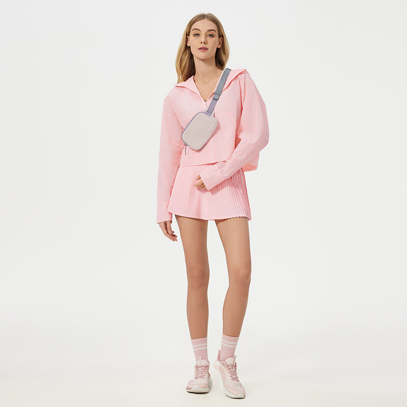 Summer Light and Breathable Quick-drying Zipper Sports Coat