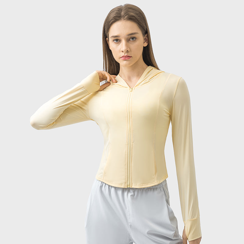 New Hooded Sports UV Protection Jacket For Women UPF50+ Sun Protection Garment