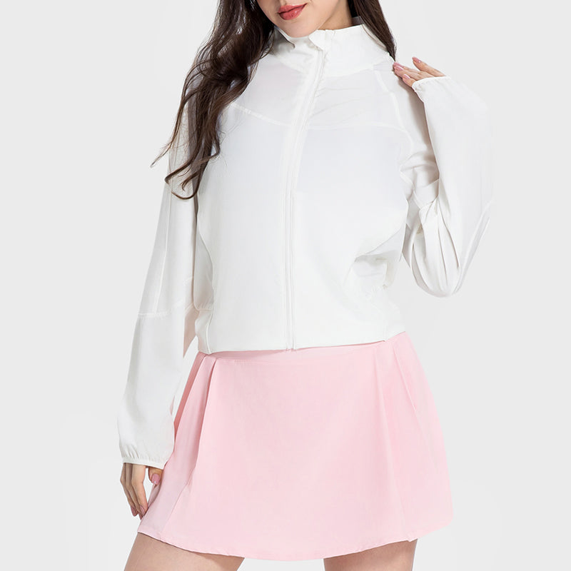 Women's UPF50+ Long Sleeve Couple Ice Silk Sunscreen Clothing