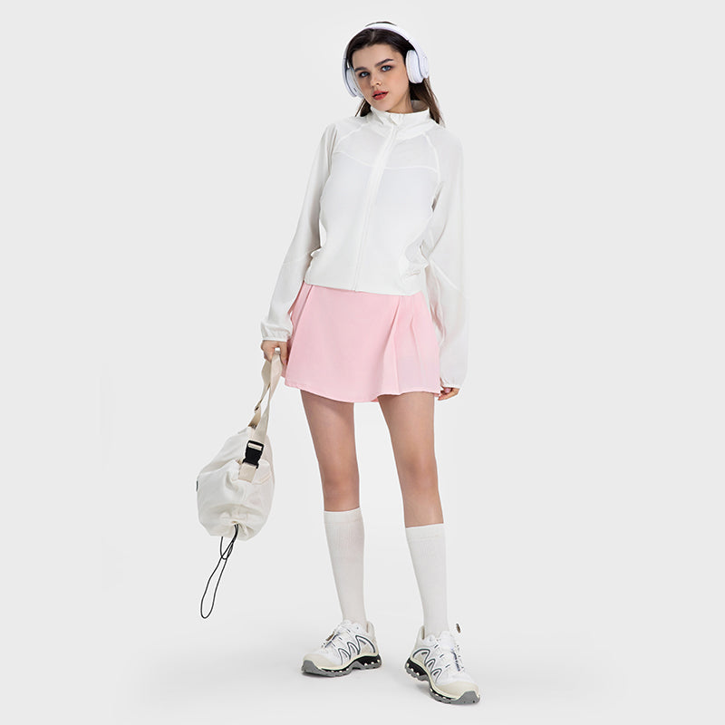 Women's UPF50+ Long Sleeve Couple Ice Silk Sunscreen Clothing