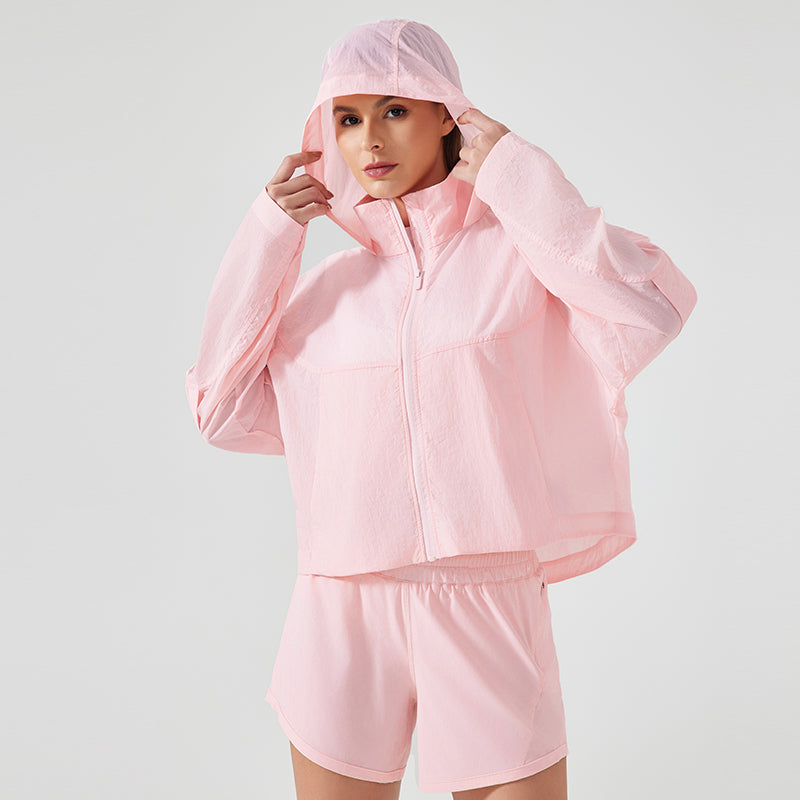 Summer Short Hidden Women's UPF50+ Long Sleeve Sun Hoodie