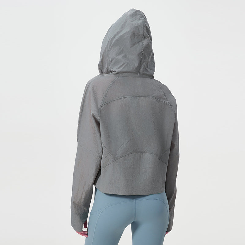 Summer Light and Breathable Quick-drying Zipper Sports Coat