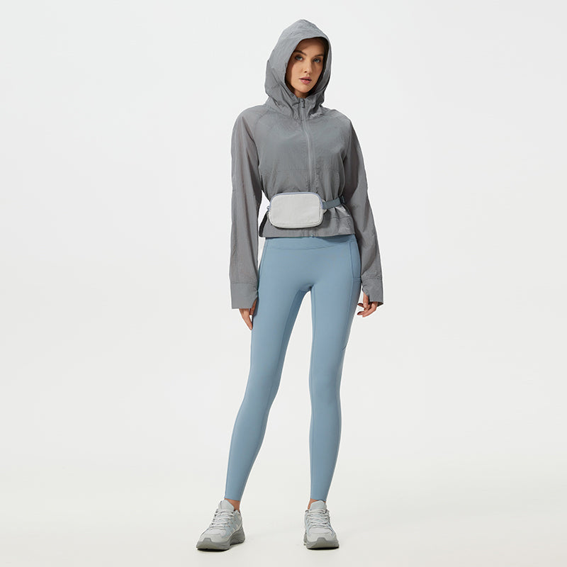 Summer Light and Breathable Quick-drying Zipper Sports Coat