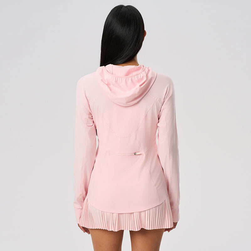 Women's UPF50+ Long Sleeve  Sun Hoodie - Lightweight Cooling Hoodie for Hiking and Beach