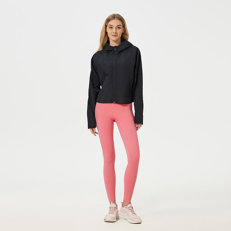 Summer Light and Breathable Quick-drying Zipper Sports Coat