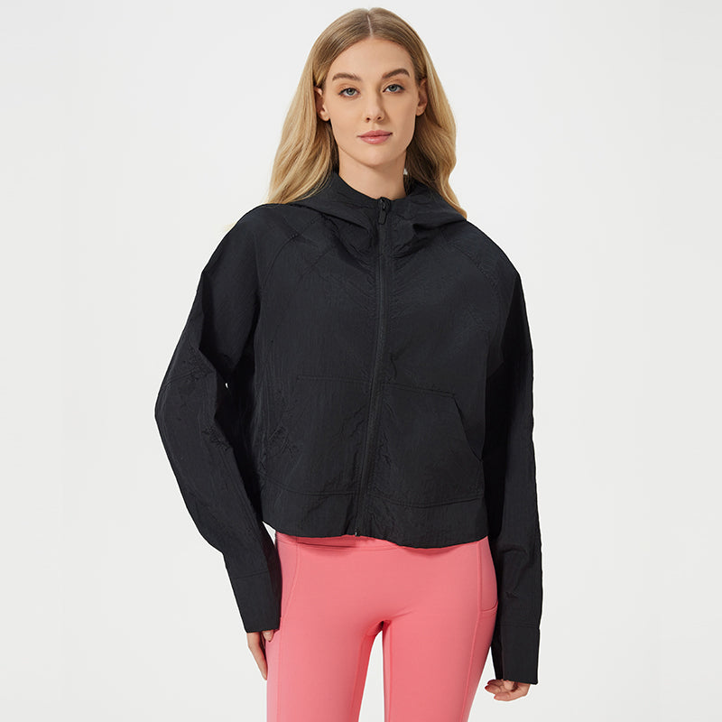 Summer Light and Breathable Quick-drying Zipper Sports Coat