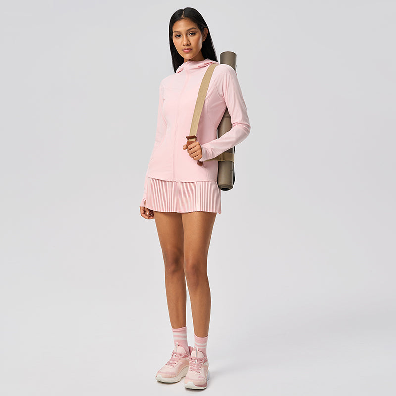 Women's UPF50+ Long Sleeve  Sun Hoodie - Lightweight Cooling Hoodie for Hiking and Beach