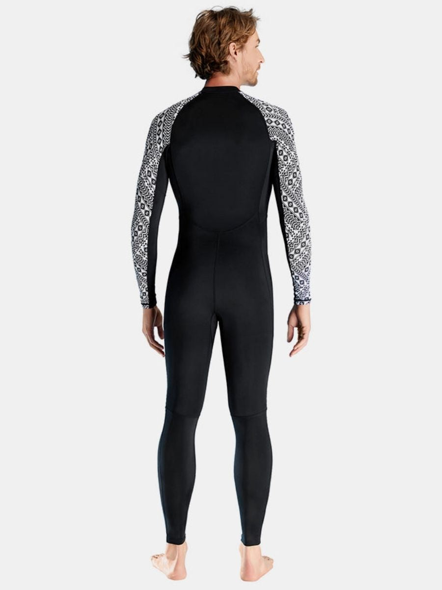 One-piece Long Sleeve Front Zip Sun Protection Diveskin Full Wetsuit (Men's)