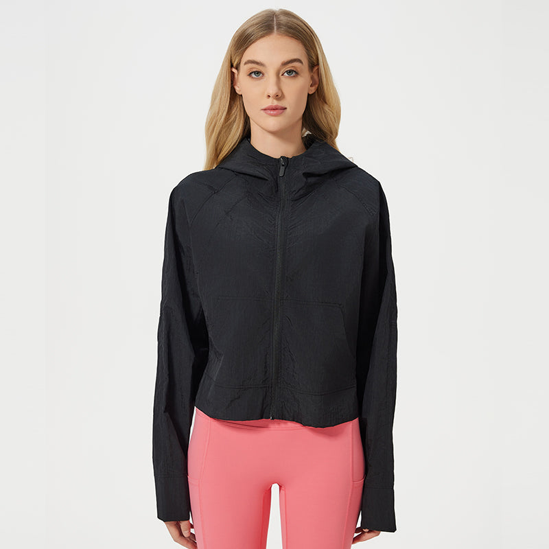 Summer Light and Breathable Quick-drying Zipper Sports Coat