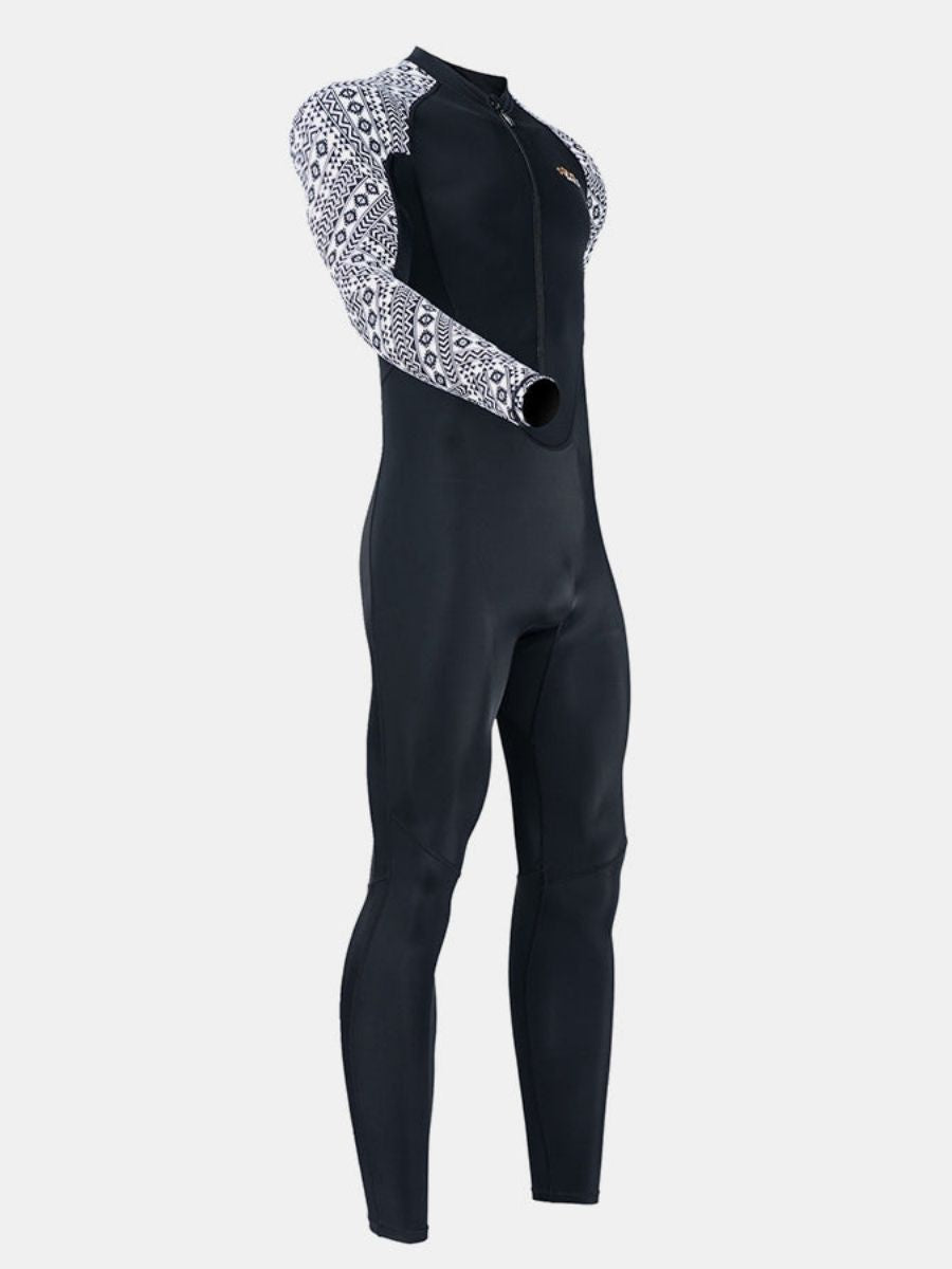 One-piece Long Sleeve Front Zip Sun Protection Diveskin Full Wetsuit (Men's)