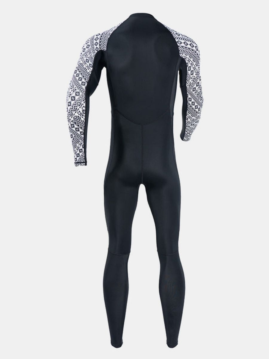 One-piece Long Sleeve Front Zip Sun Protection Diveskin Full Wetsuit (Men's)