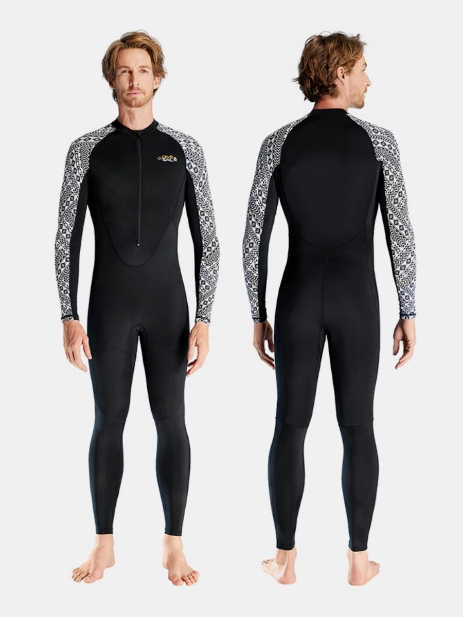 One-piece Long Sleeve Front Zip Sun Protection Diveskin Full Wetsuit (Men's)