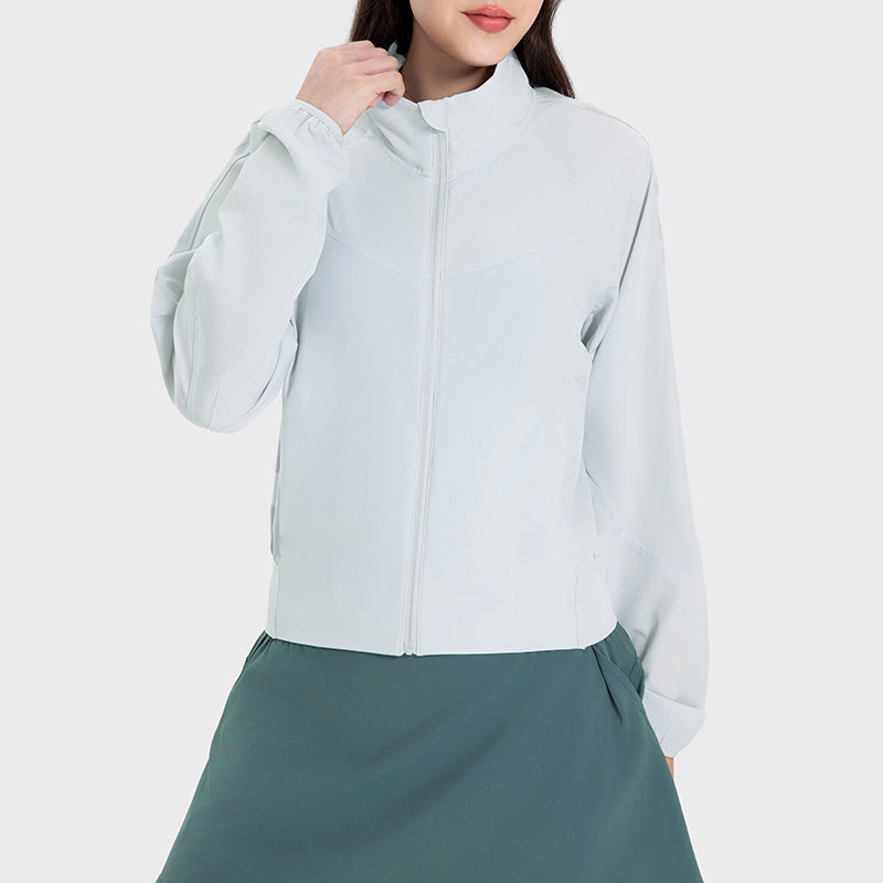 Women's UPF50+ Long Sleeve Couple Ice Silk Sunscreen Clothing