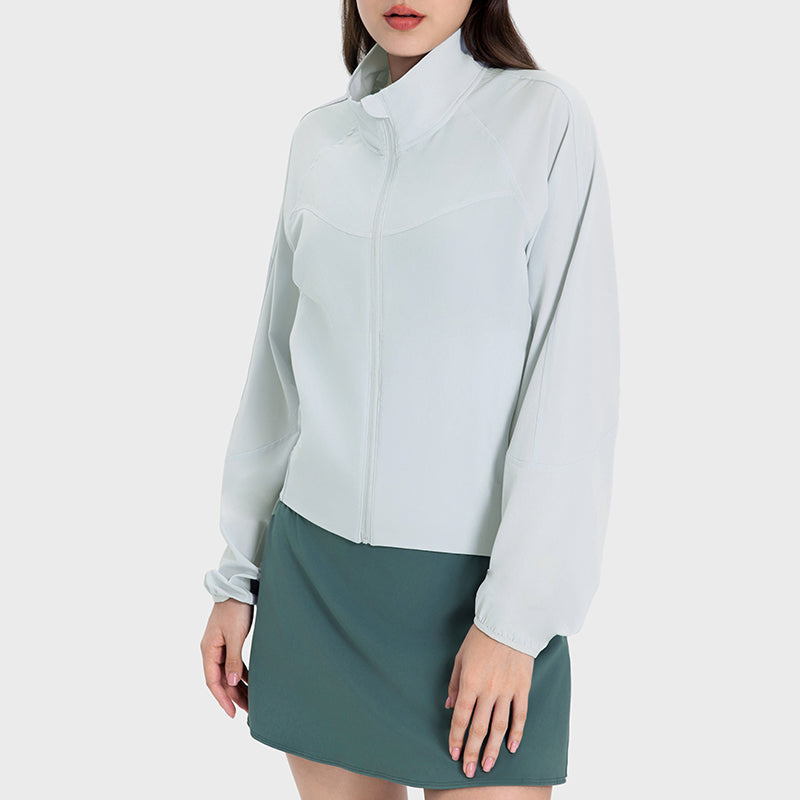 Women's UPF50+ Long Sleeve Couple Ice Silk Sunscreen Clothing