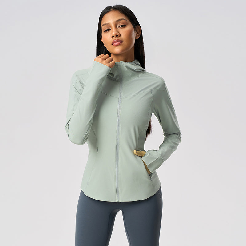 Women's UPF50+ Long Sleeve  Sun Hoodie - Lightweight Cooling Hoodie for Hiking and Beach