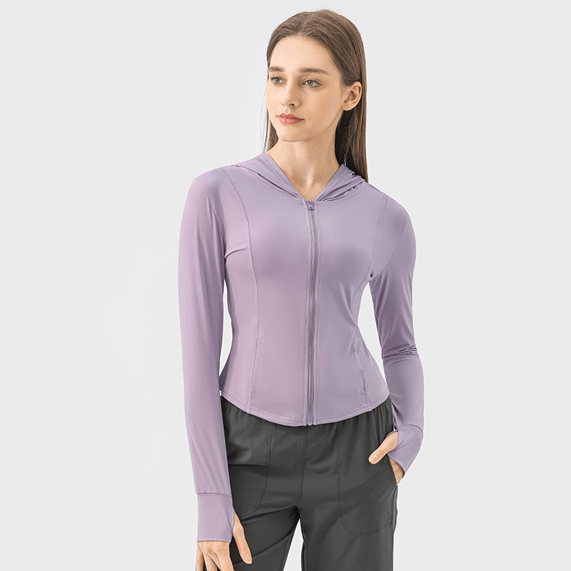 New Hooded Sports UV Protection Jacket For Women UPF50+ Sun Protection Garment