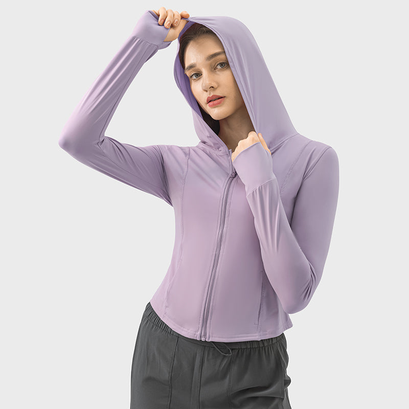 New Hooded Sports UV Protection Jacket For Women UPF50+ Sun Protection Garment