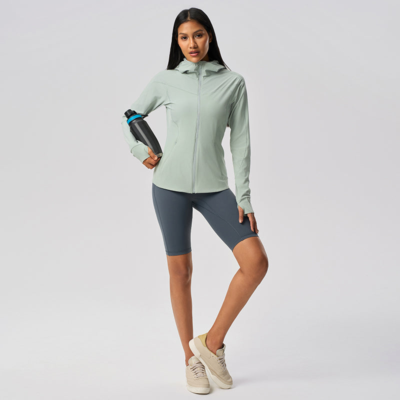 Women's UPF50+ Long Sleeve  Sun Hoodie - Lightweight Cooling Hoodie for Hiking and Beach