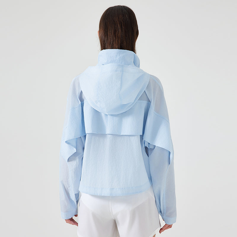 Summer Short Hidden Women's UPF50+ Long Sleeve Sun Hoodie