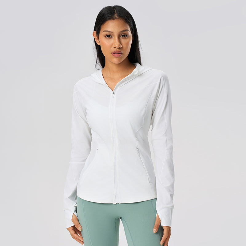 Women's UPF50+ Long Sleeve  Sun Hoodie - Lightweight Cooling Hoodie for Hiking and Beach