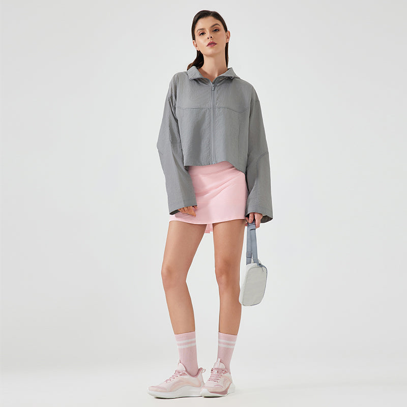 Summer Short Hidden Women's UPF50+ Long Sleeve Sun Hoodie