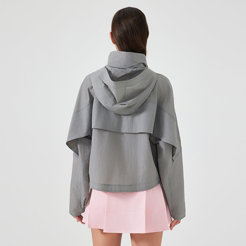 Summer Short Hidden Women's UPF50+ Long Sleeve Sun Hoodie