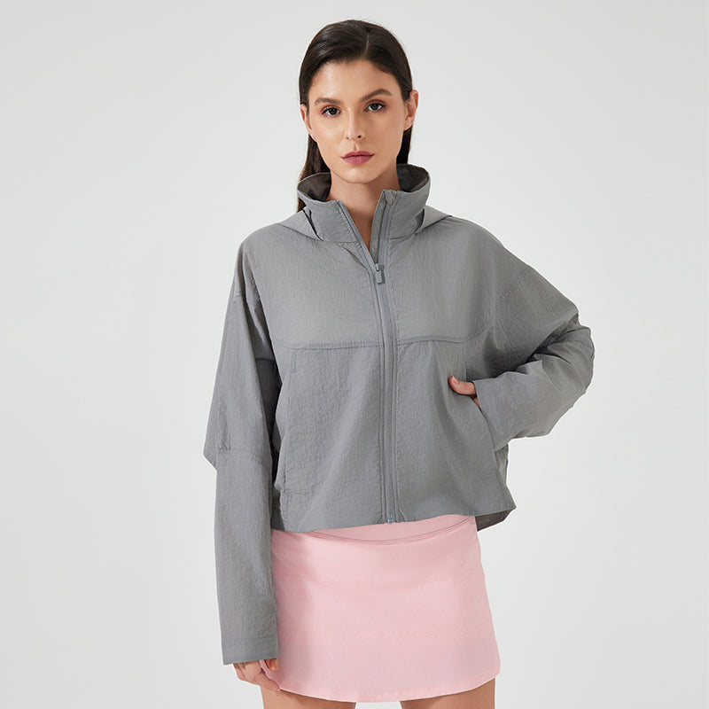 Summer Short Hidden Women's UPF50+ Long Sleeve Sun Hoodie