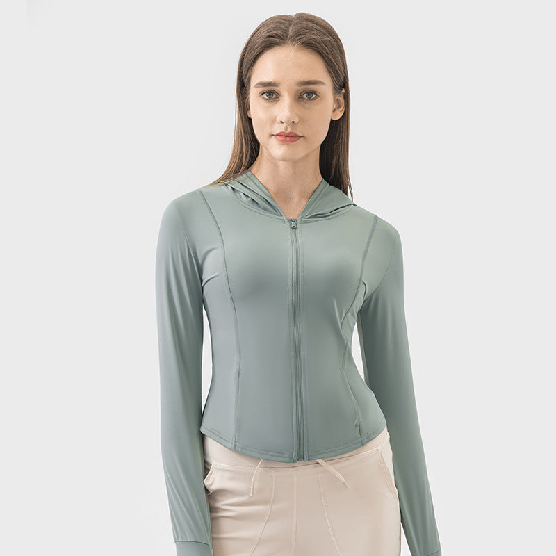New Hooded Sports UV Protection Jacket For Women UPF50+ Sun Protection Garment
