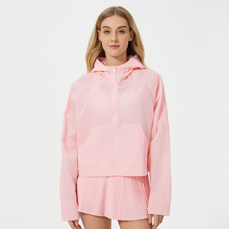 Summer Light and Breathable Quick-drying Zipper Sports Coat