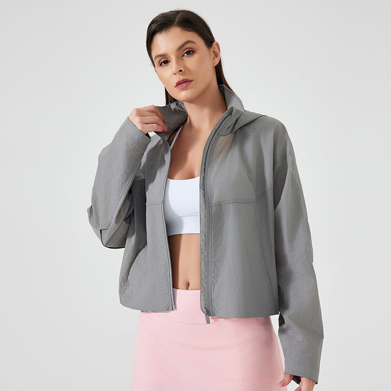 Summer Short Hidden Women's UPF50+ Long Sleeve Sun Hoodie