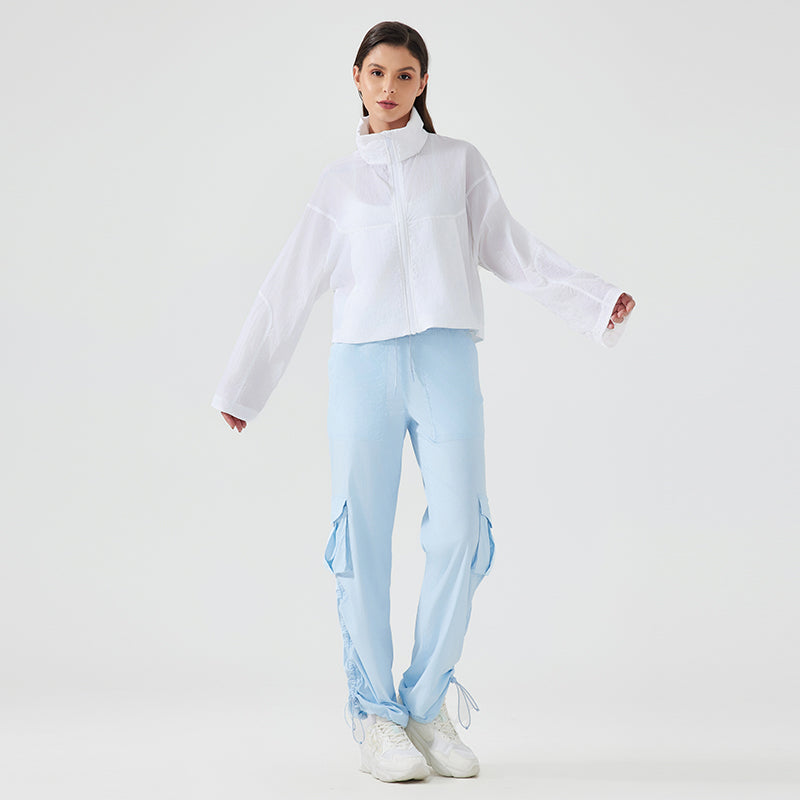 Summer Short Hidden Women's UPF50+ Long Sleeve Sun Hoodie