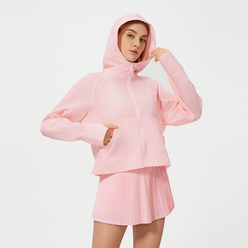 Summer Light and Breathable Quick-drying Zipper Sports Coat