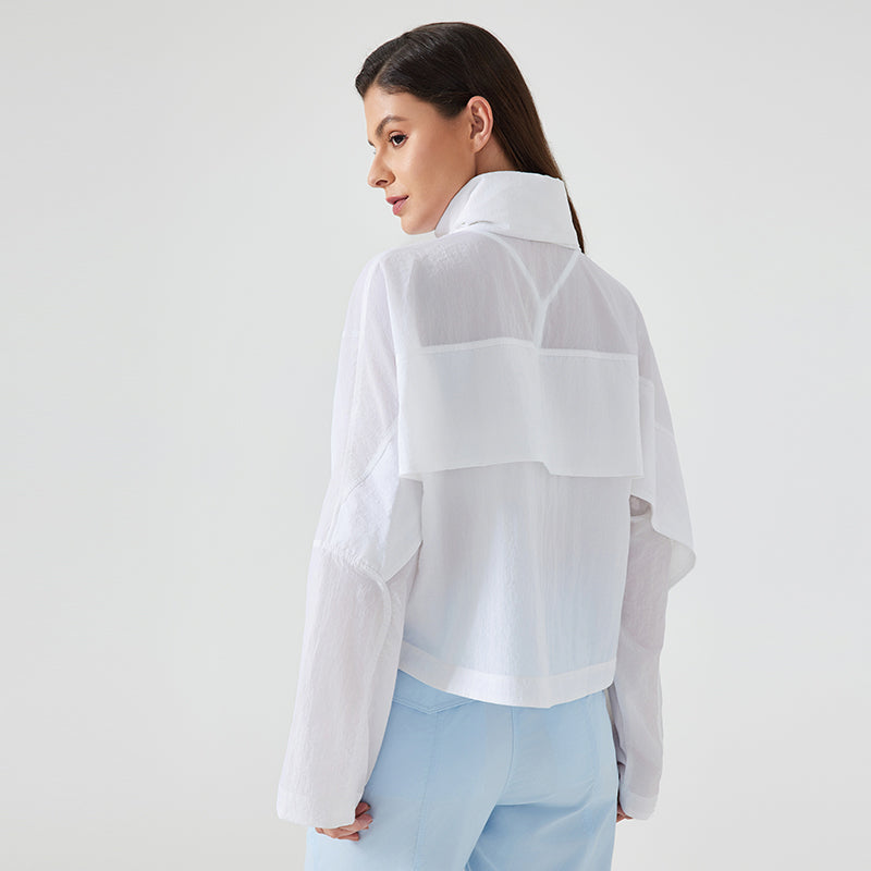 Summer Short Hidden Women's UPF50+ Long Sleeve Sun Hoodie