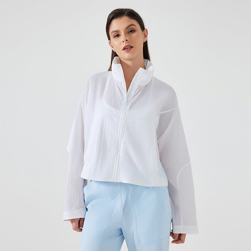 Summer Short Hidden Women's UPF50+ Long Sleeve Sun Hoodie