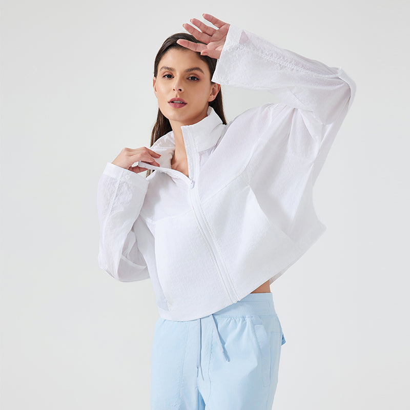 Summer Short Hidden Women's UPF50+ Long Sleeve Sun Hoodie