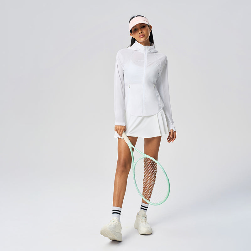 Summer Loose Breathable Women's UPF50+ Long Sleeve Sun Hoodie