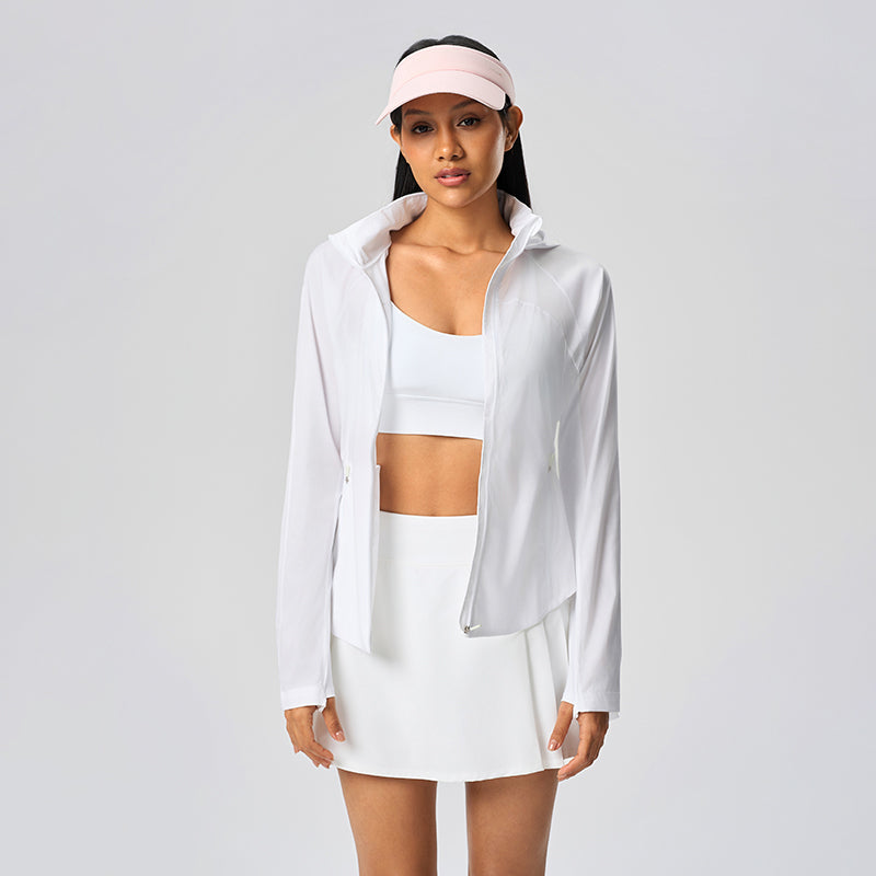 Summer Loose Breathable Women's UPF50+ Long Sleeve Sun Hoodie