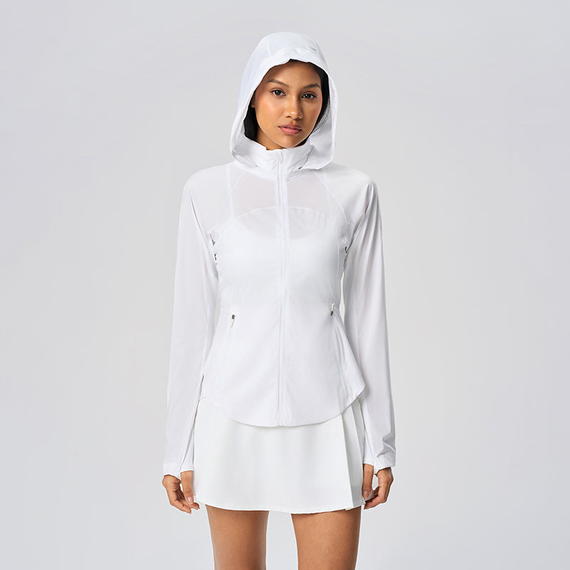 Summer Loose Breathable Women's UPF50+ Long Sleeve Sun Hoodie