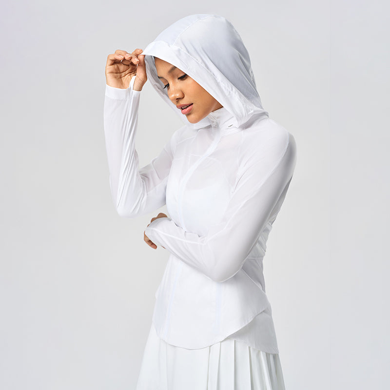 Summer Loose Breathable Women's UPF50+ Long Sleeve Sun Hoodie