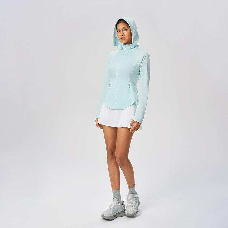 Summer Loose Breathable Women's UPF50+ Long Sleeve Sun Hoodie