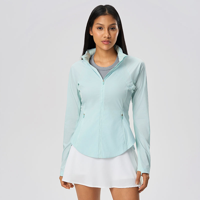 Summer Loose Breathable Women's UPF50+ Long Sleeve Sun Hoodie