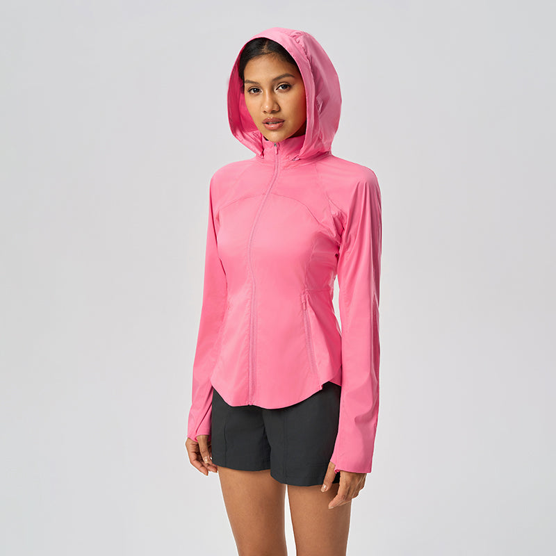 Summer Loose Breathable Women's UPF50+ Long Sleeve Sun Hoodie
