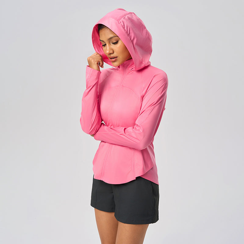 Summer Loose Breathable Women's UPF50+ Long Sleeve Sun Hoodie